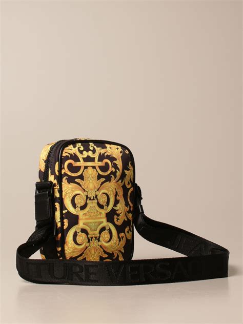 versace man summer backpack|Versace shoulder bag men.